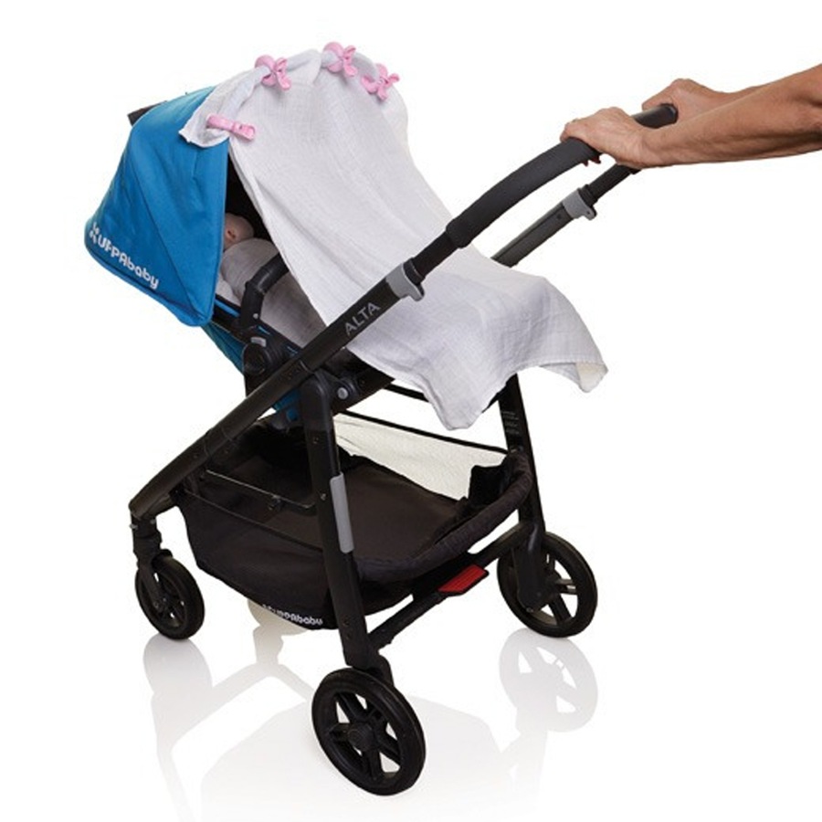 4pc Dreambaby Strollerbuddy Blanket Clips Attachment Peg For Stroller/Pram Pink