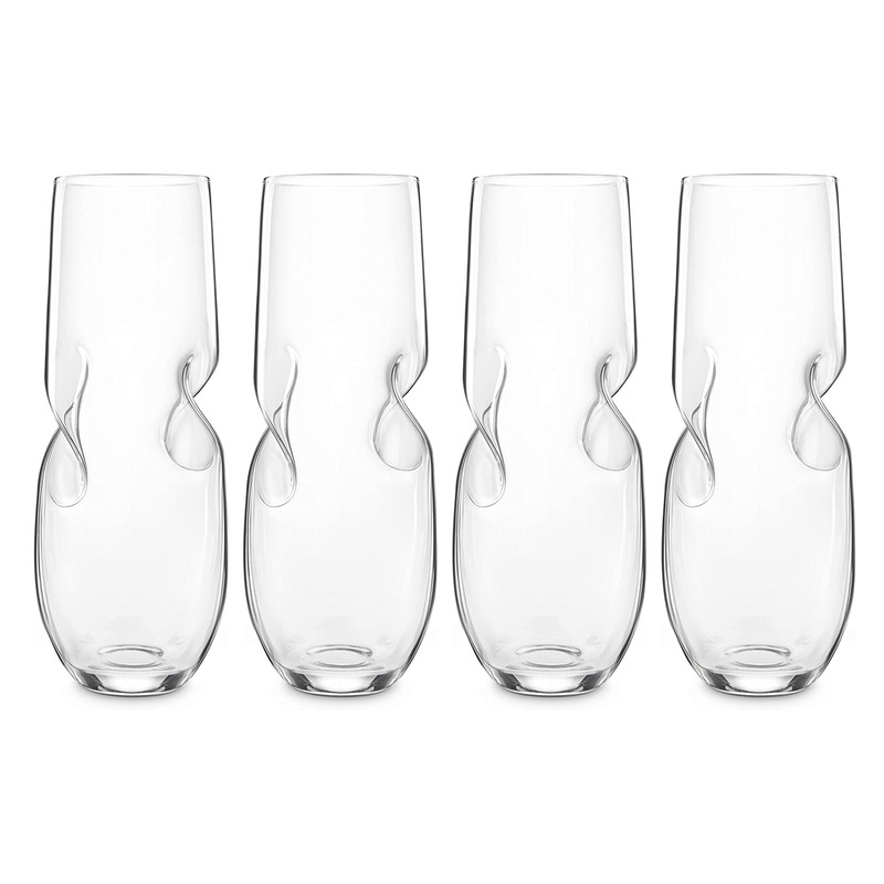 Buy 4pc Final Touch Conundrum Bubbles 300ml Sparkling/Champagne Glass