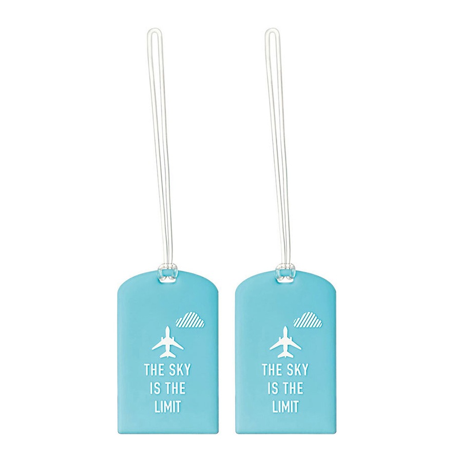 4pc Go Travel Glo Case ID Baggage Suitcase Luggage Identify Tags Labels Assorted