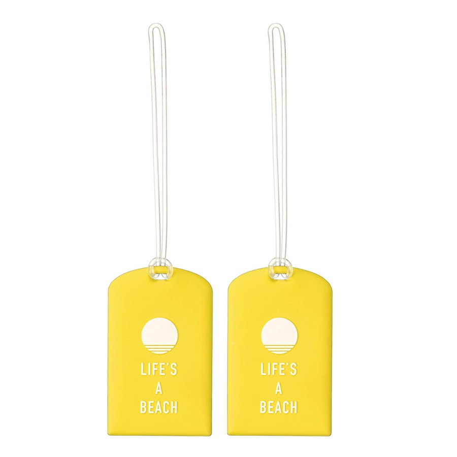 4pc Go Travel Glo Case ID Baggage Suitcase Luggage Identify Tags Labels Assorted