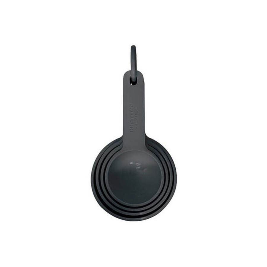 4pc KitchenAid Measuring Cups Cooking Utensil Charcoal Grey