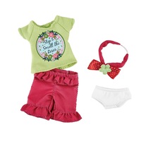 4pc Kruselings Outfit Gardener Set Fun Play Toy Clothes Costume For Dolls 3y+