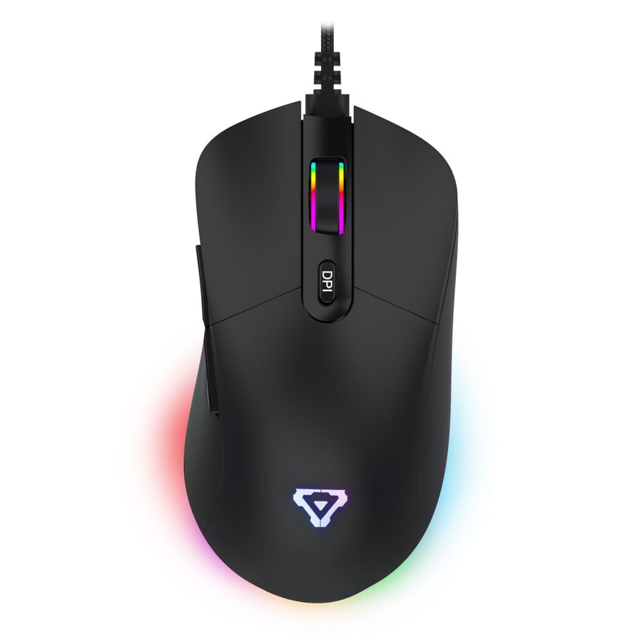 4pc Laser Gaming Ultimate Bundle Wired Keyboard Mouse Headset & Mousepad Black