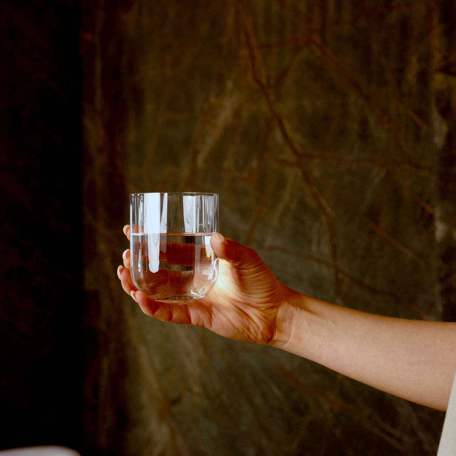 4pc Luigi Bormioli Jazz 350ml Water/Juice Glasses Set Drinking Tumbler Clear