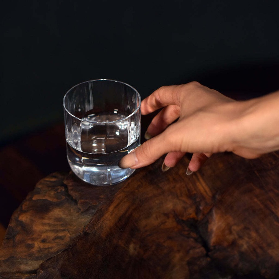 4pc Luigi Bormioli Jazz 350ml Water/Juice Glasses Set Drinking Tumbler Clear