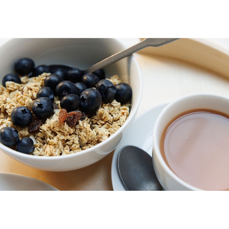 4pc Mikasa Chalk Kitchen Porcelain Cereal Bowl Set 14cm White