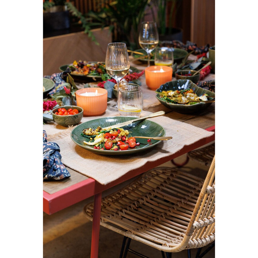 4pc Mikasa Rectangular 35 x 45cm Jute Dining Table Placemats Natural