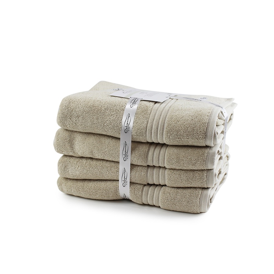 4pc Onkaparinga 69x140cm Cotton Flinders Premium Bathroom Towels 600GSM Linen