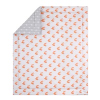 4pc The Peanushell Cotton Quilt/Sheet/Pillowcase Nursery/Baby Bedding Set Fox
