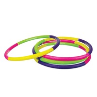 4pc Wahu 57cm Pool Hoops Outdoor Water/Beach Kids Fun Activity Toy/Game 6y+