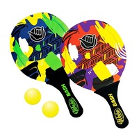 4pc Wahu Beach Bash Set Bats/Balls Outdoor Beach/Pool/Water Toy/Game Kids 6y+