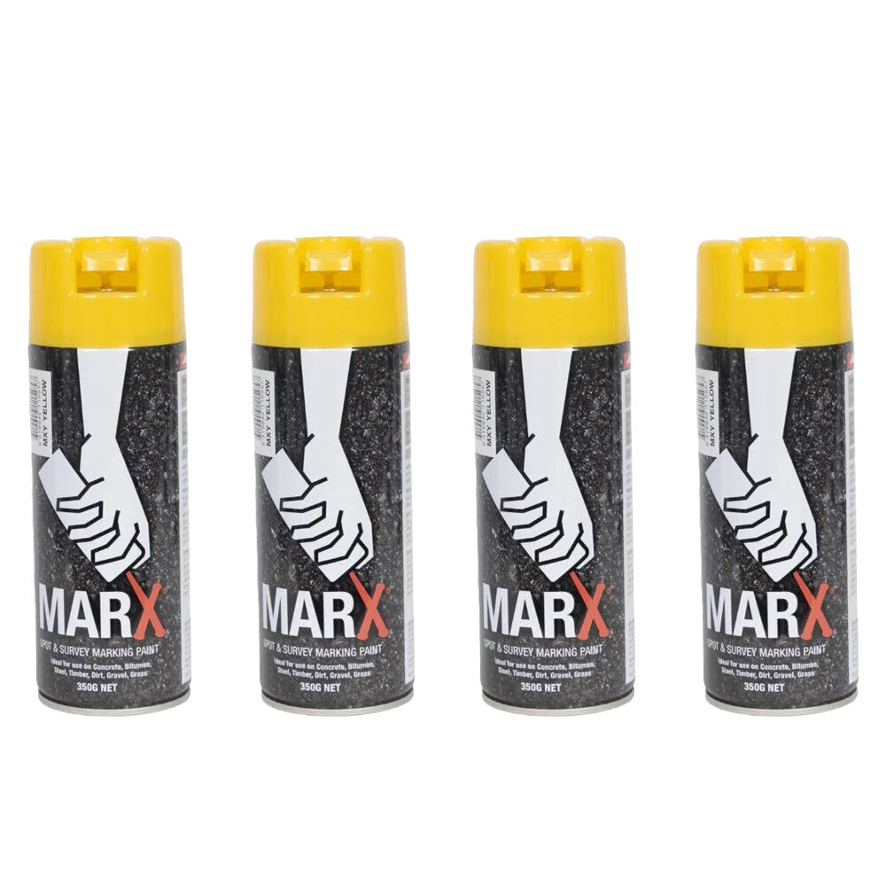 Buy 4PK AgBoss Marx Spot and Survey Construction Spray Paint Can 350g ...