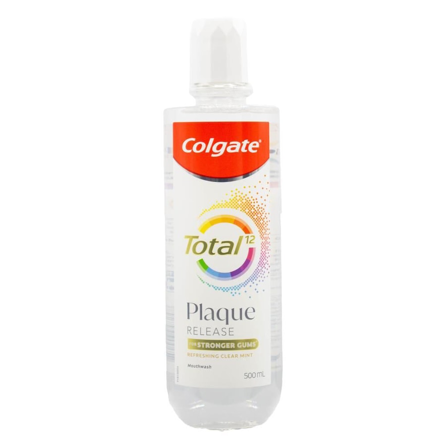 Colgate Total Rinse Buy 4PK Colgate Total 12 Mouthwash Plaque Release Clear Mint 500ml ...