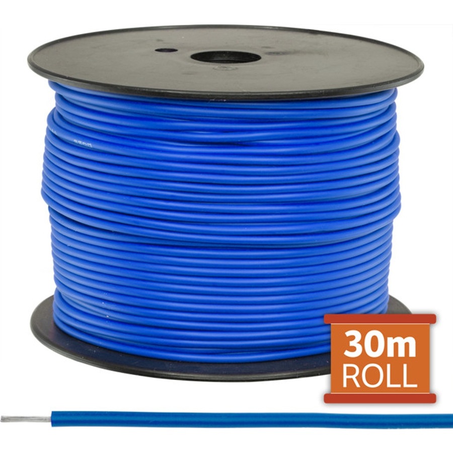 4PK Doss 30M Blue Hookup Wire/Cable Sold As A Reel Electrical Wire Cable