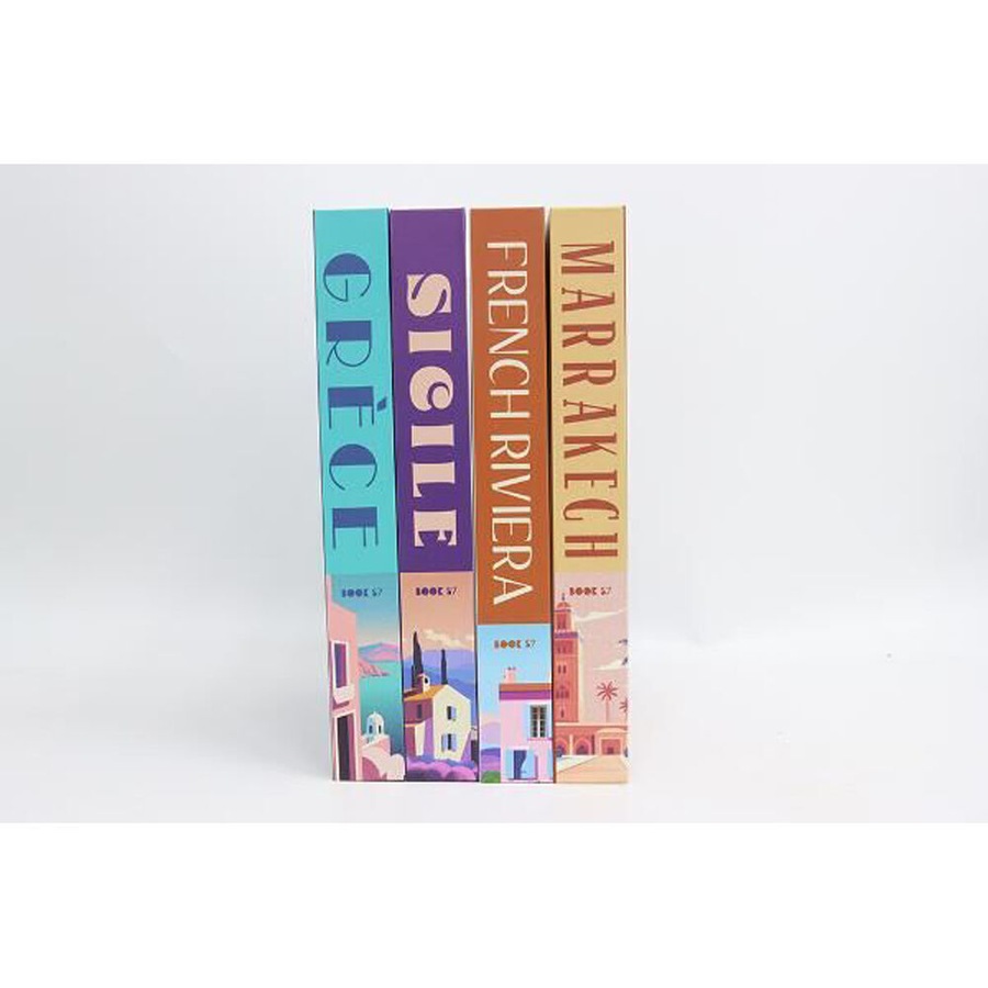 Buy 4PK Fake Book Storage Paper Box 33x4.2cm Assorted Office ...