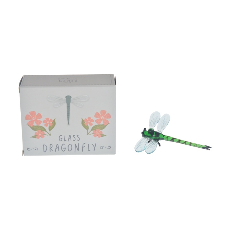 4PK Gibson Gifts Artisan Glass Dragonfly Home Decoration Sculptures/Figurines