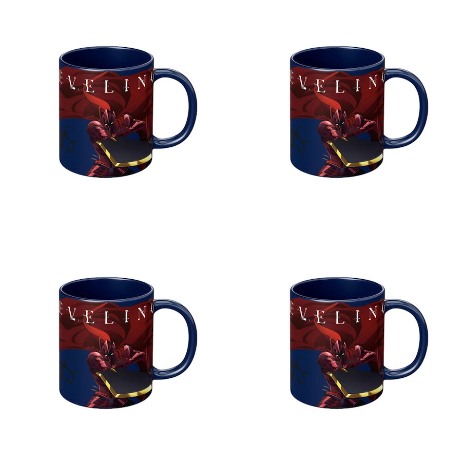 4PK Impact Rock Merchandise Solo Leveling Jinwoo and Igris Mug Multicoloured