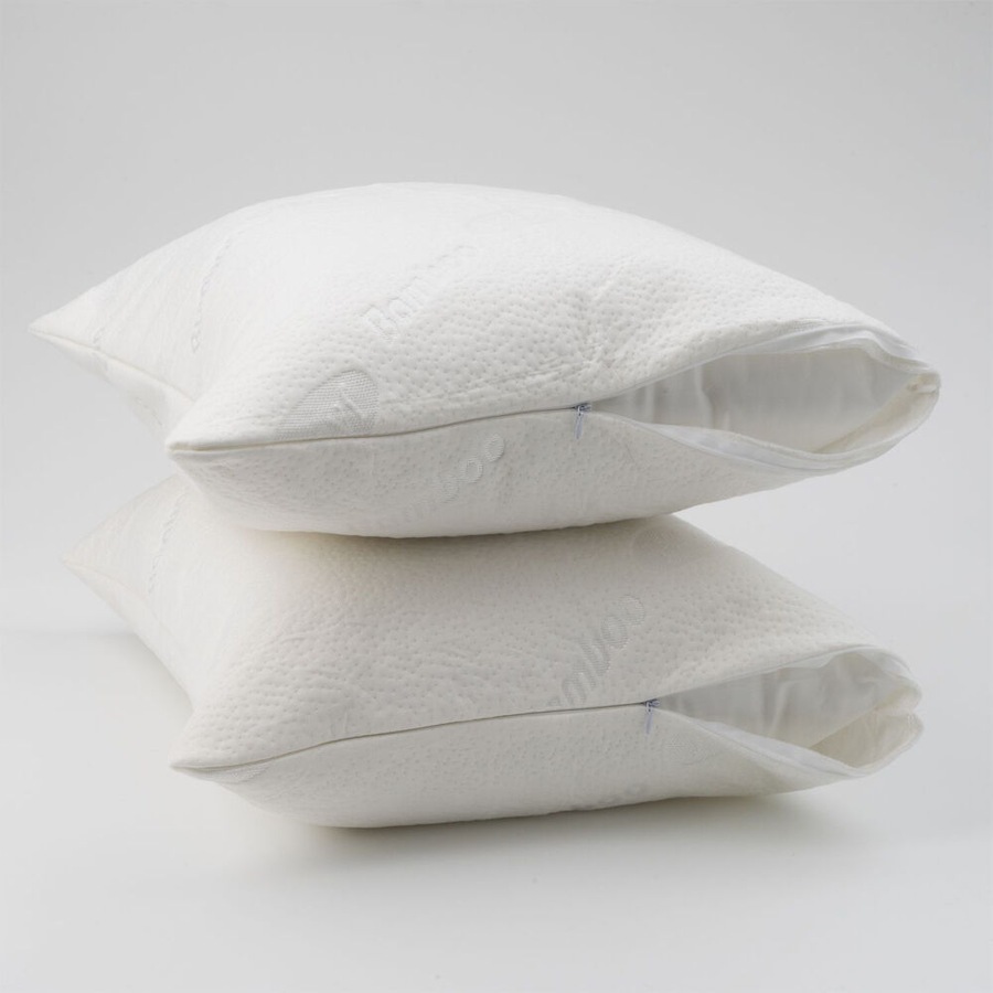 4PK Jason Medium Feel Bamboo Pillow Home Bedding Sleeping Cushion White