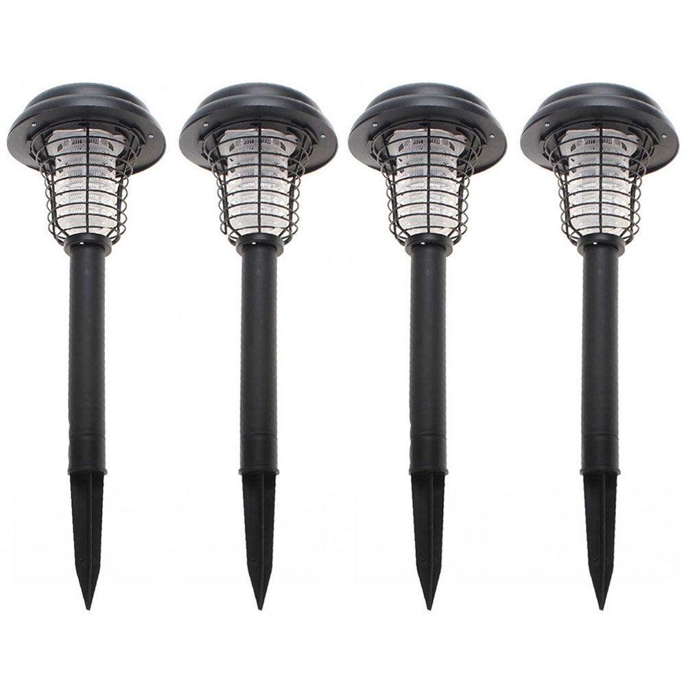 4PK Lenoxx Mosquito/Bugs Zapper/Killer Solar/LED Night Lamp/Light Outdoor Garden