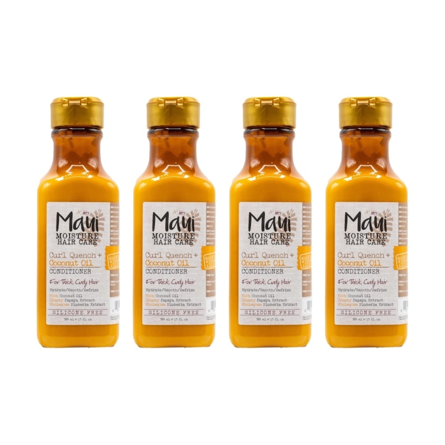 4PK Maui Moisture Hair Care Conditioner Thick 385ml Curl Quench & Coconut Oil