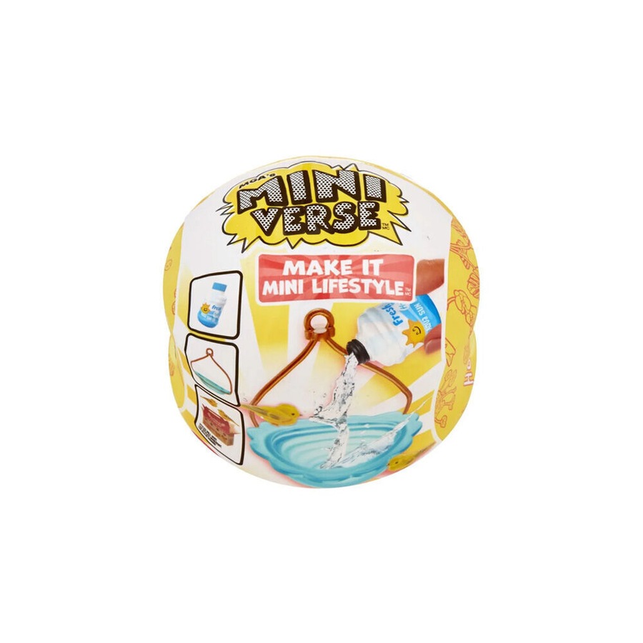 4PK MGA's Miniverse Make It Mini Lifestyle Home Series 1B Assorted 8y+
