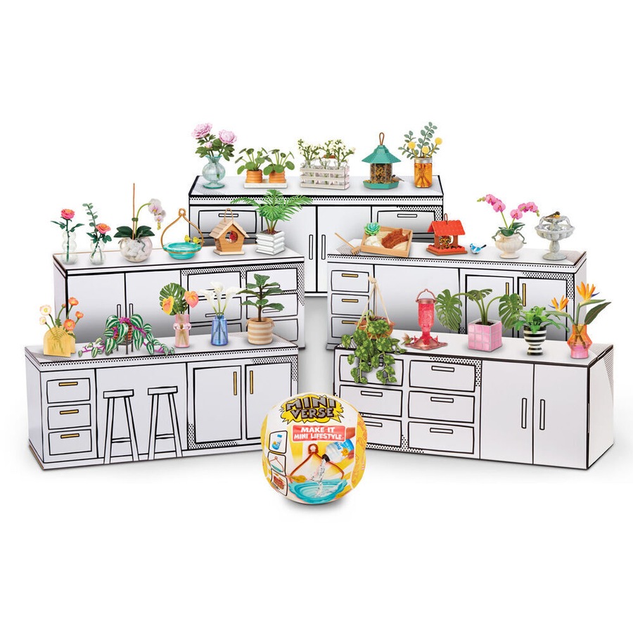 4PK MGA's Miniverse Make It Mini Lifestyle Home Series 1B Assorted 8y+