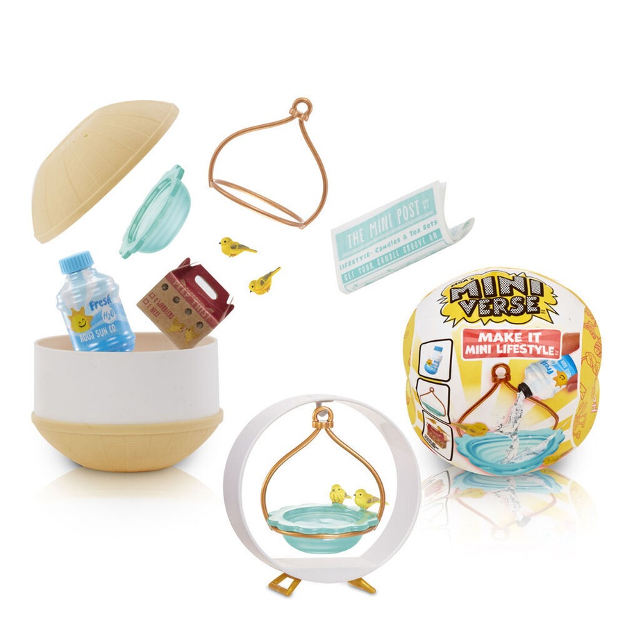 4PK MGA's Miniverse Make It Mini Lifestyle Home Series 1B Assorted 8y+