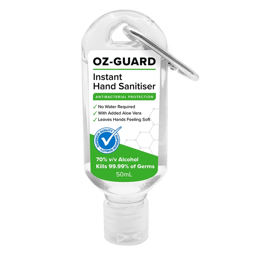 4PK Ozguard Kids Hand Care Sanitiser Antibacterial Protection w/ Aloe Vera 6y+