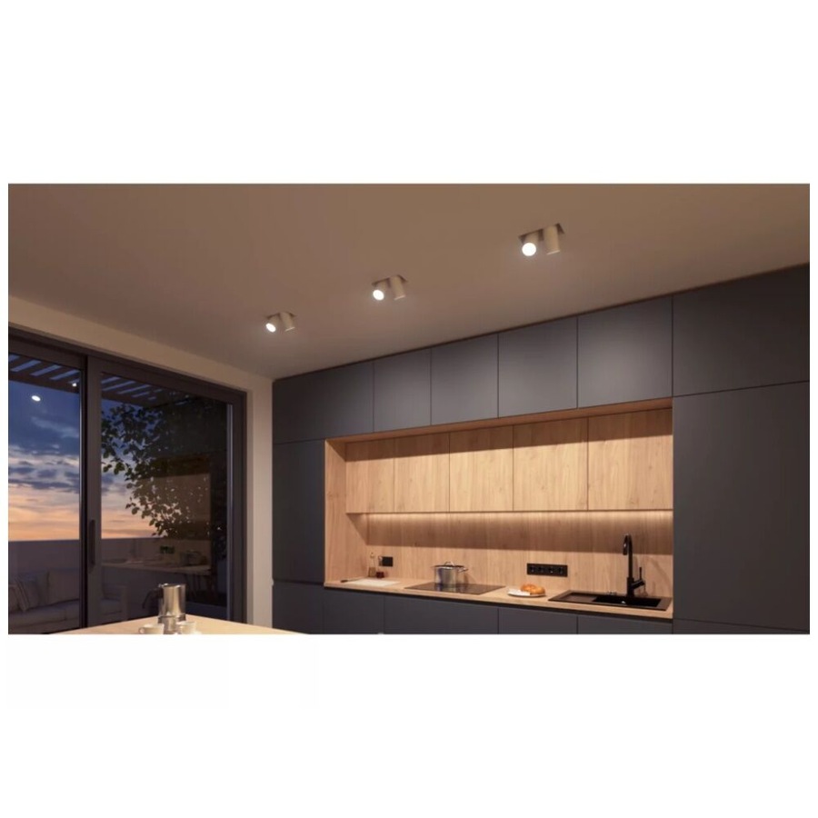 4PK Philips Hue Warm to Cool White Ambience MR16 Smart Lightbulb 5.1W