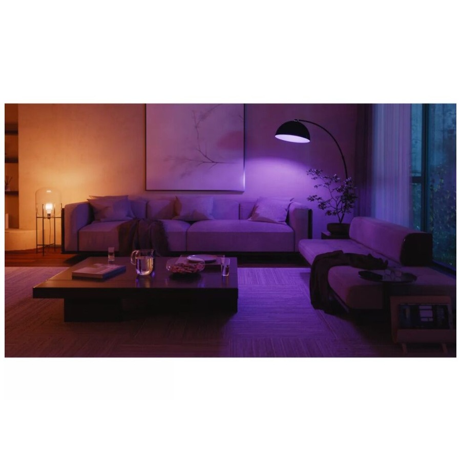 4PK Philips Hue White/Colour Ambience 1600lm A67 B22 Smart LED Lightbulb 15W