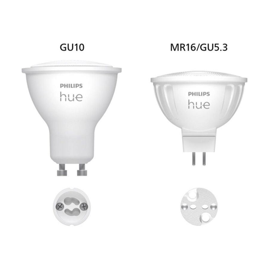 4PK Philips Hue White/Colour Ambience MR16 Smart LED Lightbulb 5.0W