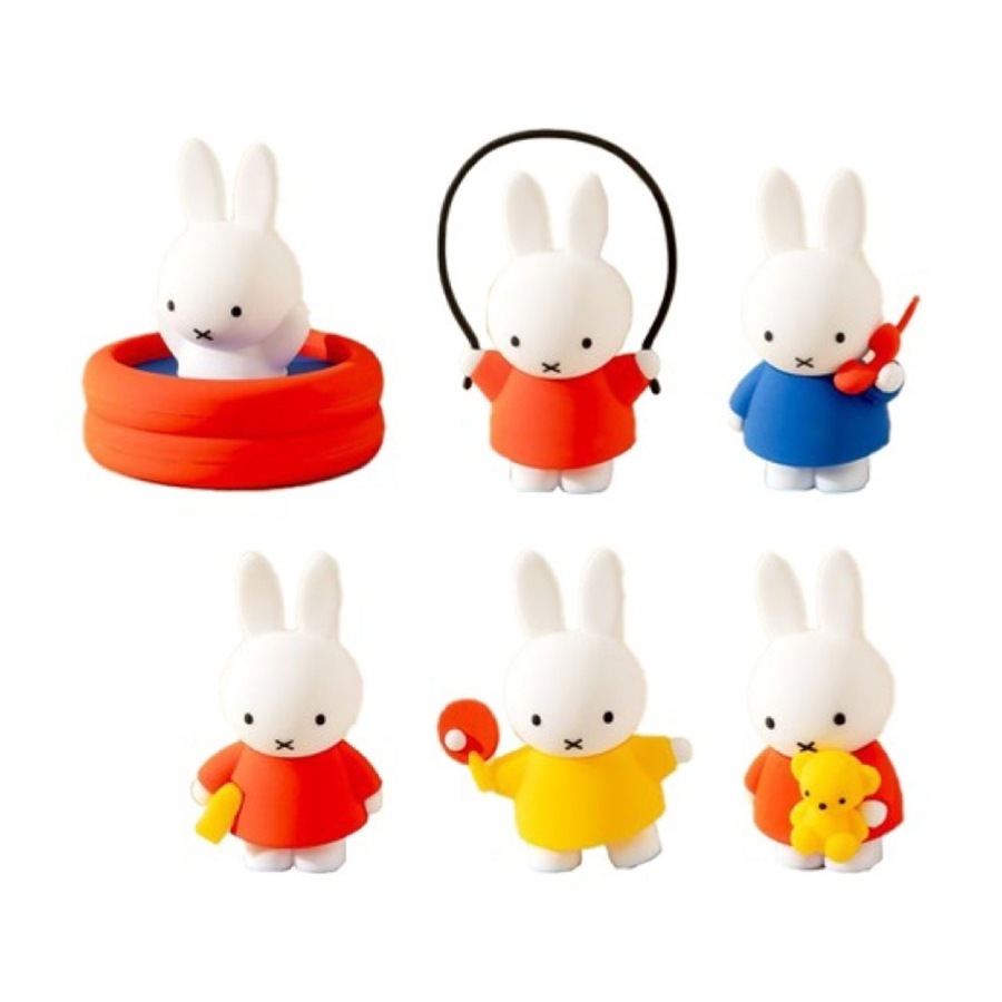 4PK Smoko Miffy Doing Things Blind Box Toy Collectable Figurine 15Y+ Assorted