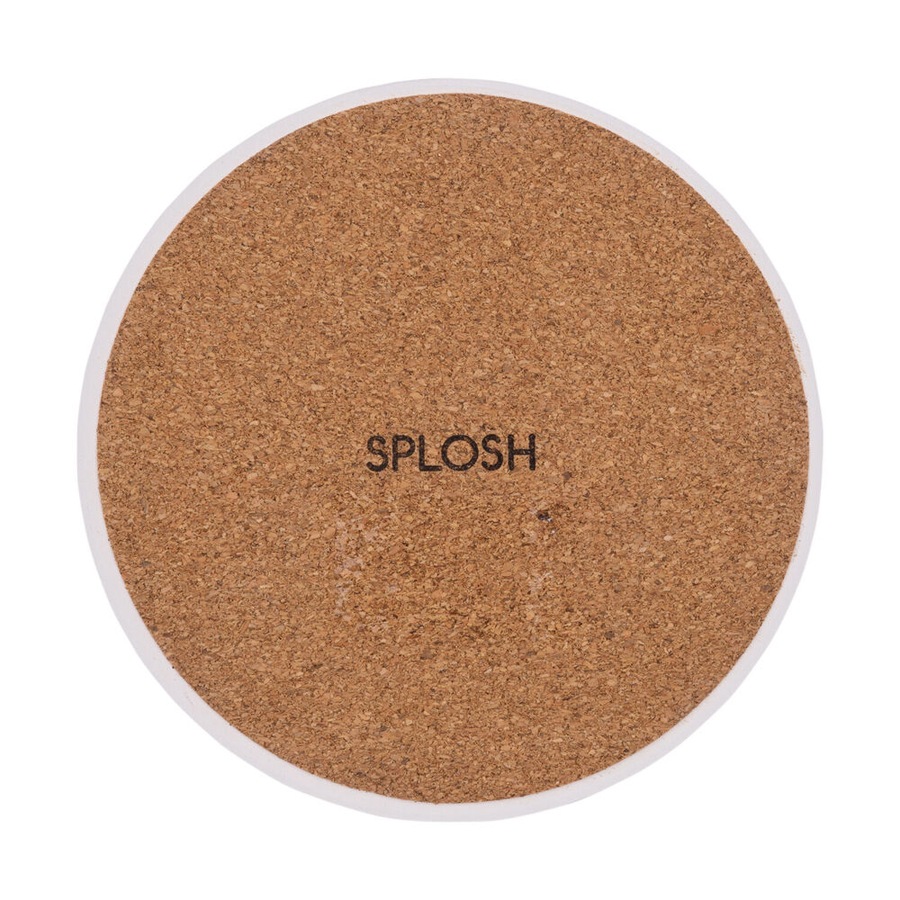 4PK Splosh Palm Cove Beach Path Ceramic Beverage Coaster Decor 10.5cm Round