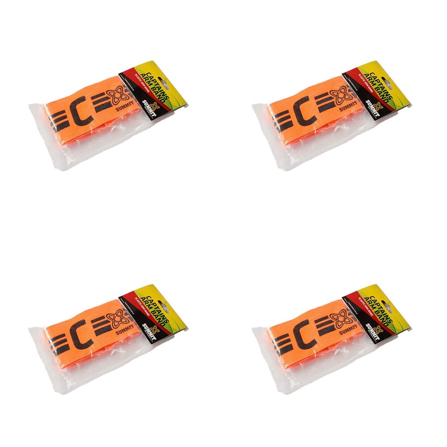 4PK Summit Global Elastic Football/Soccer/Rugby Sports Captain's Armband Asst