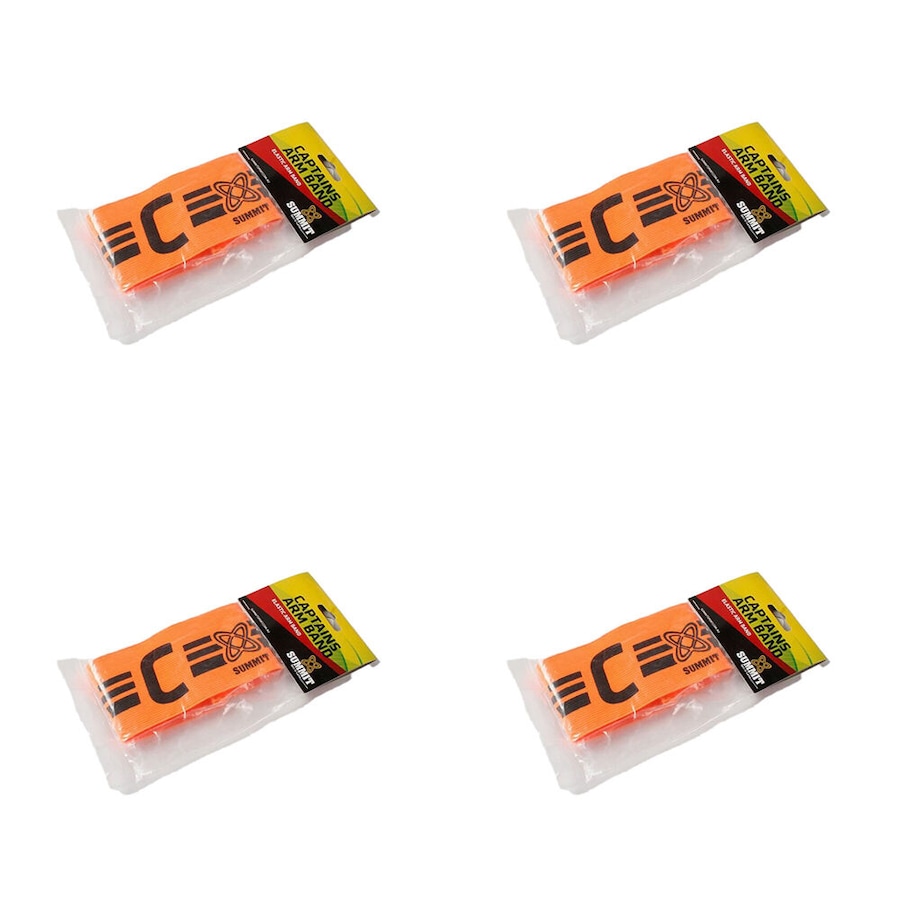 4PK Summit Global Elastic Football/Soccer/Rugby Sports Captain's Armband Asst