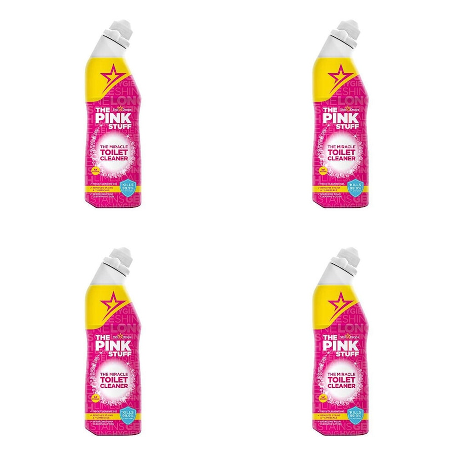 4PK The Pink Stuff Toilet Gel Cleaner Germ Kill Fresh Scent Disinfectant 750ml