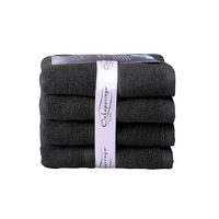 4PK Ultimate Alanya Turkish Cotton Hand Towel 550Gsm Highly Absorbant Castlerock