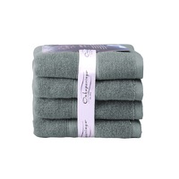 4PK Ultimate Alanya Turkish Cotton Hand Towel 550Gsm Highly Absorbant Slate