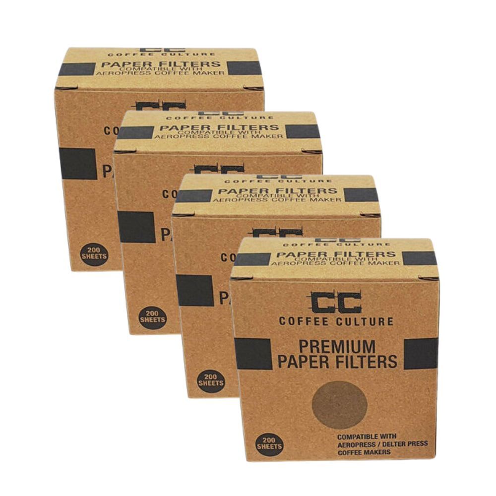 View of Buy 4x 100pc Coffee Culture Round Coffee Brewing Disk Disposable Paper ...