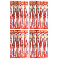 4x 5PK Colgate Premier Clean Standard Adult Toothbrush Dental Oral Teeth Care