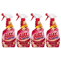 4x Ajax Spray N Wipe 475ml Trigger Bottle Multipurpose Cleaner Vanilla & Berries