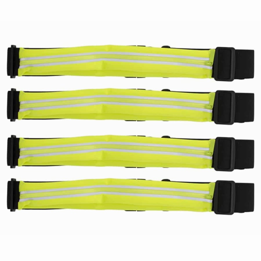4x Annabel Trends Walkmate Sports Belt Waist Bag Outdoor Running/Walking Yellow
