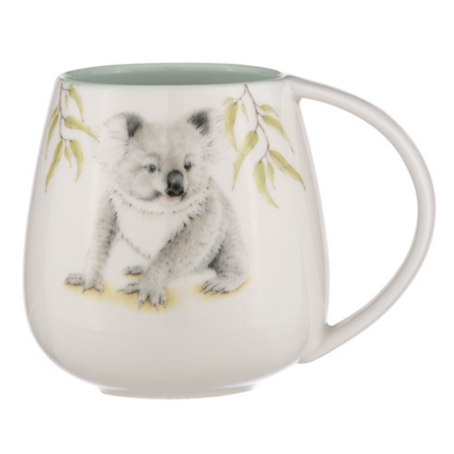 4x Ashdene Bush Buddies Koala Snuggle 500ml Coffee/Tea Mug New Bone China White
