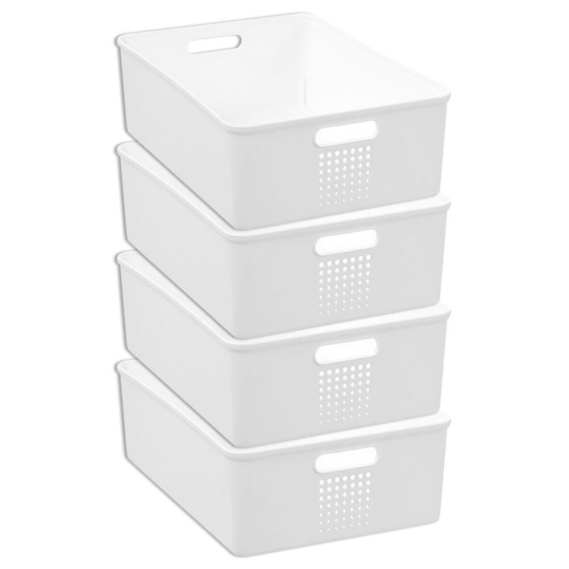 Buy 4x Boxsweden Levi 36x26cm/10L Storage Basket Home/Room Organiser w ...