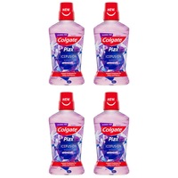 4x Colgate 500ml Plax IceFusion Wintermint Mouthwash Alcohol Free Oral Care