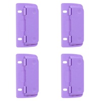 4x ColourHide Bindermate 2 Round Hole Punch Maker Paper Puncher f/File Binder PL