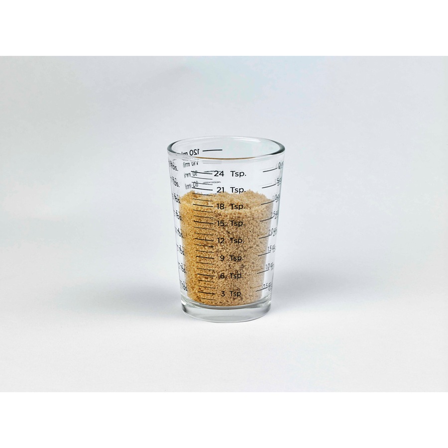 4x Davis & Waddell Essentials Glass Measuring Cup Baking/Cooking 6x8.5cm Clear