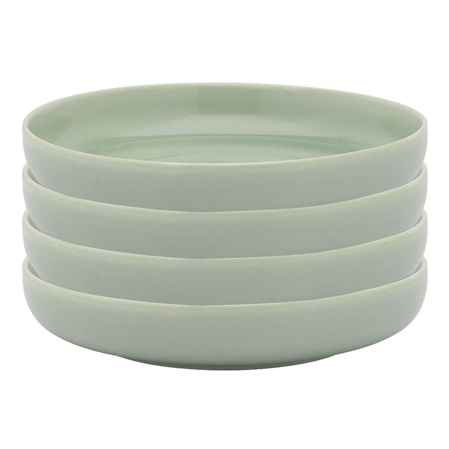4x Ecology Element 22cm Stoneware Dinner/Salad Bowl Round Serving Tableware Dew