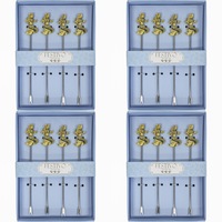 4x LVD Cocktail Pick 4pc Mermaid Home Kitchen Serveware/Tableware 14.5x10.5cm