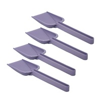 4x Plasto 20cm I'm Green Spade Scoop Sand Pit Beach Toy Outdoor Kids/Children 1+